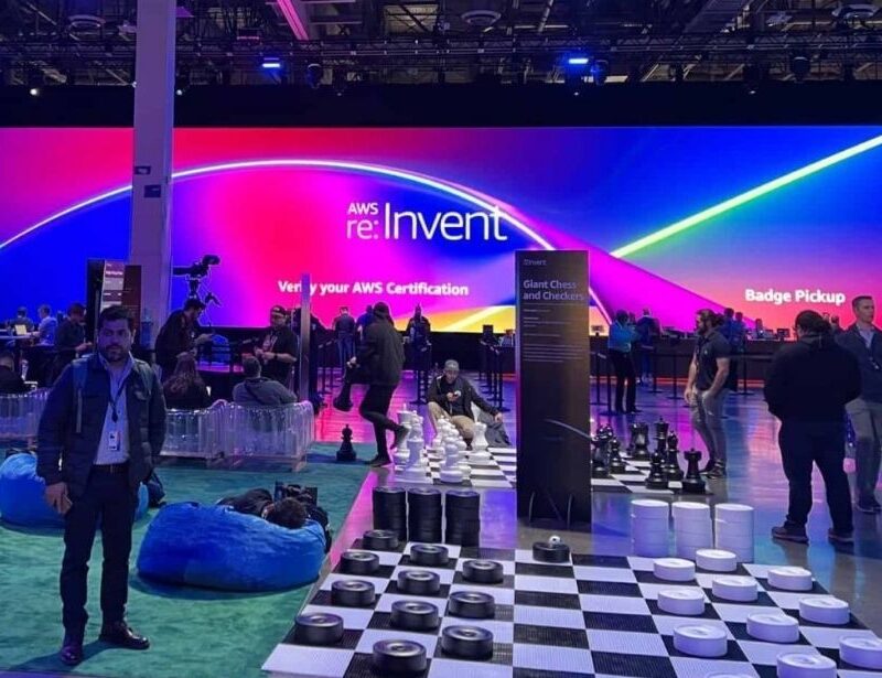 AWS Reinvent Conference room floor