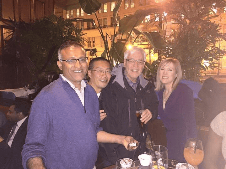 Group photo of Vish Ramabhatta, Tah Yang, Jay Stephan and Sandi Ohleger